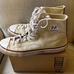 P.F. flyers All American White Canvas Men’s 11.5
